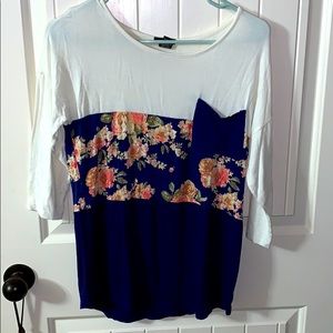 Rue 21 layered floral top